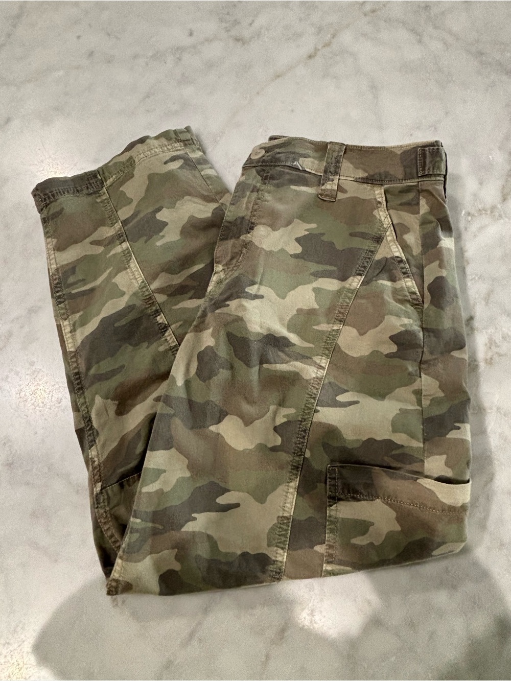 American Eagle Outfitters Barrel Camo Cargo Pants - Olive & Khaki